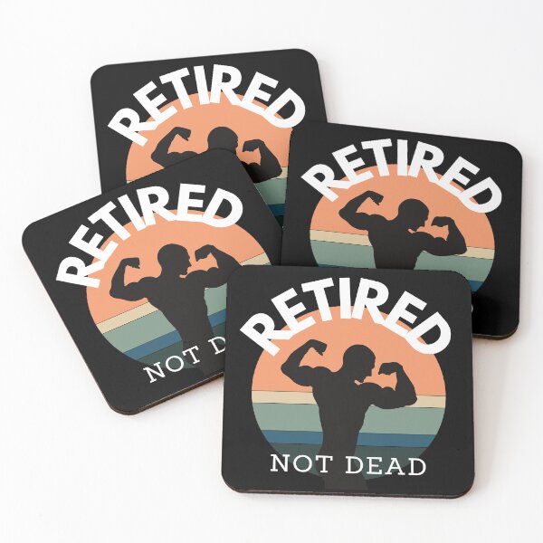 Item preview, Retired Not Dead Bodybuilder designed and sold by BearLoveDesign.
