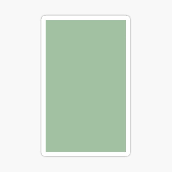 " sage green plain" Sticker by NSdesigns55 Redbubble