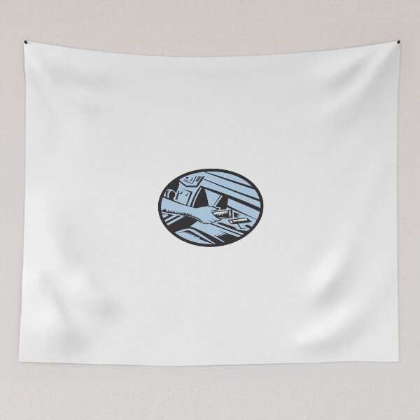 Item preview, Hand Reaching in Glove Box for Energy Bar Oval Woodcut designed and sold by patrimonio.