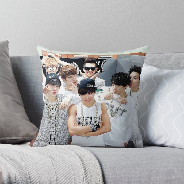 BTS 2013, 2 Cool 4 Skool Debut Era Throw Pillow for Sale by Niyuha