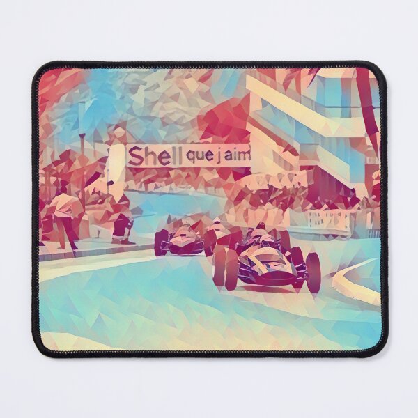 Item preview, Monaco 1962 Formula 1 Start Poster - Classic F1 Grand Prix designed and sold by Road To Track.