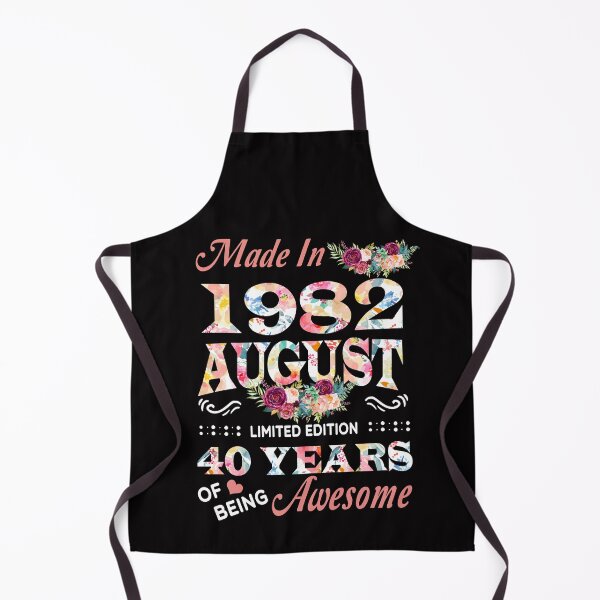 Item preview, August Flower Made In 1982 40 Years Of Being Awesome designed and sold by AperAmyiah.