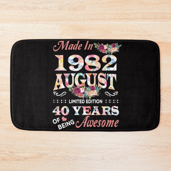 Item preview, August Flower Made In 1982 40 Years Of Being Awesome designed and sold by AperAmyiah.