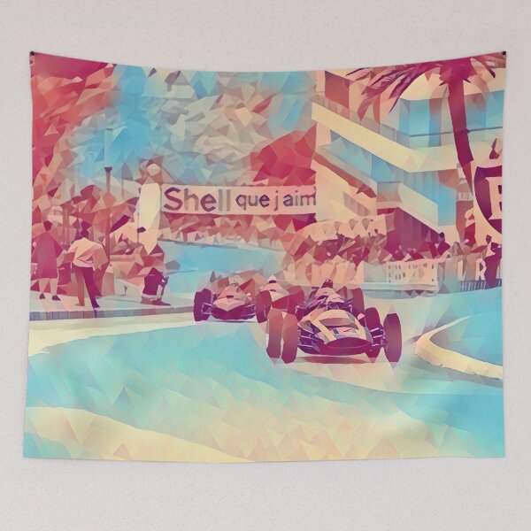 Item preview, Monaco 1962 Formula 1 Start Poster - Classic F1 Grand Prix designed and sold by Road To Track.