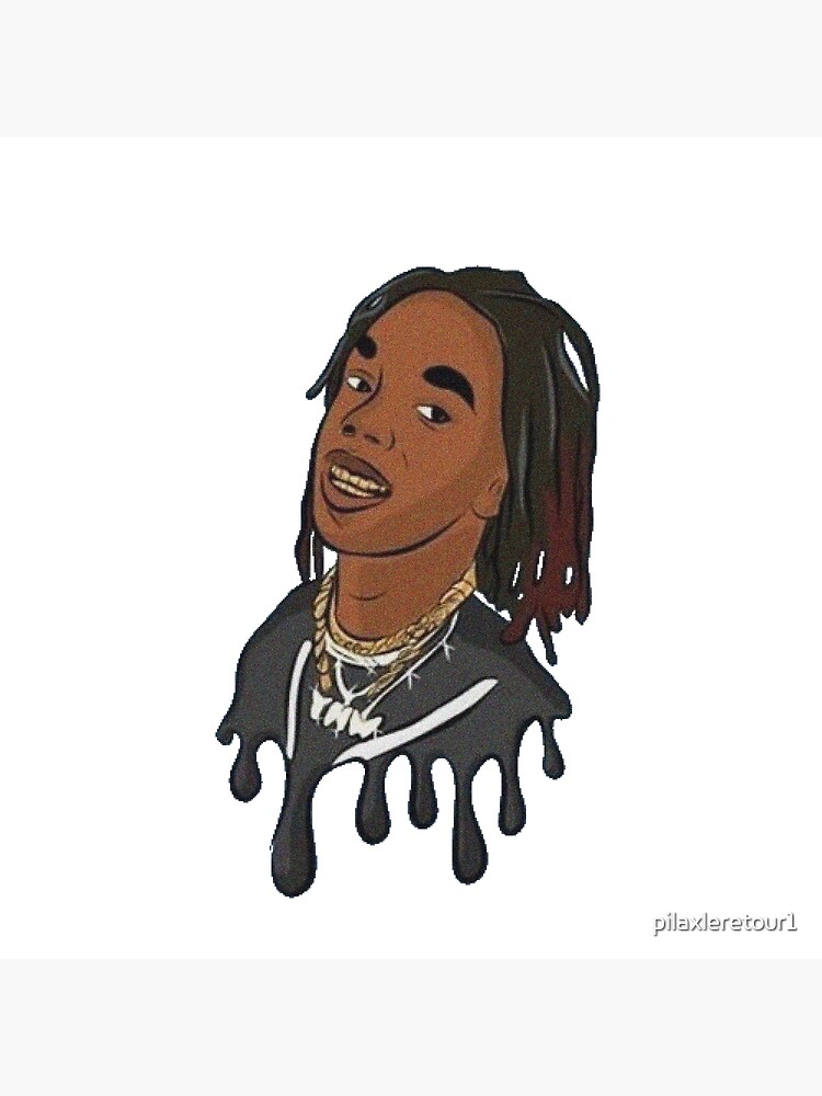 "ynw melly sticker draw head" Poster for Sale by pilaxleretour1 | Redbubble