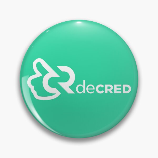 Item preview, Decred Thumbs up - DCR Turquiose © v1 (Diseño con marca de tiempo de https://timestamp.decred.org/) designed and sold by OfficialCryptos.