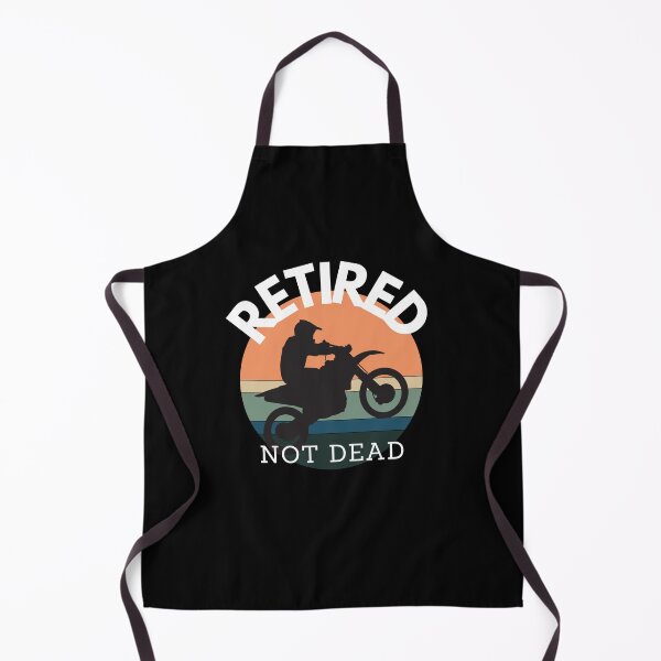 Item preview, Retired Not Dead Motorbiker designed and sold by BearLoveDesign.