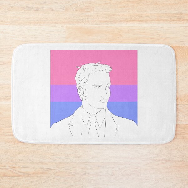 Item preview, Ianto Jones and a Bisexual Flag designed and sold by HibernianEmber.