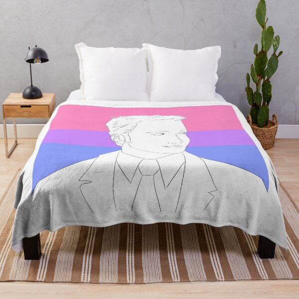 Item preview, Ianto Jones and a Bisexual Flag designed and sold by HibernianEmber.