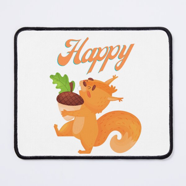 Item preview, Happy Squirrel with Hazelnut designed and sold by alexadybanu.