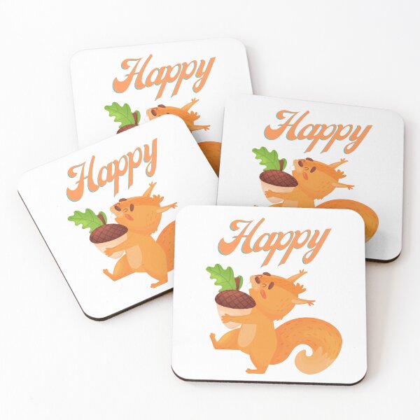Item preview, Happy Squirrel with Hazelnut designed and sold by alexadybanu.