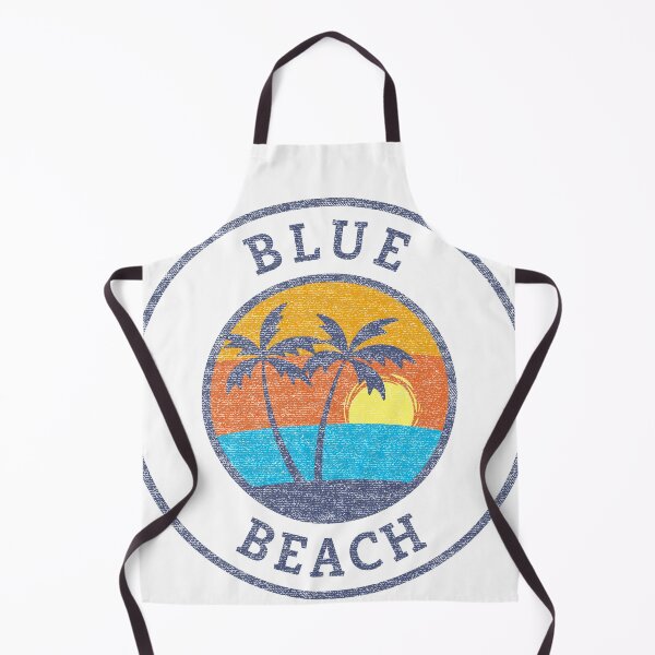 Item preview, Blue Beach, Puerto Rico Faded Classic Style designed and sold by VintageDigital.
