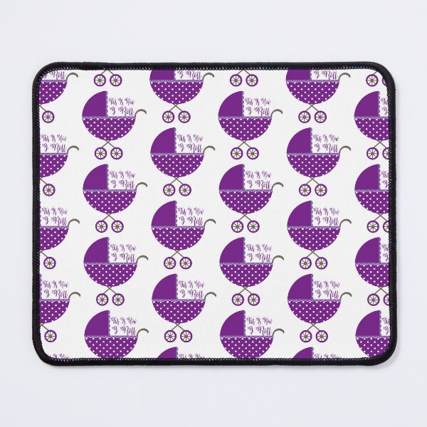 Item preview, This is how I roll // Purple Baby Stroller designed and sold by Adidit.