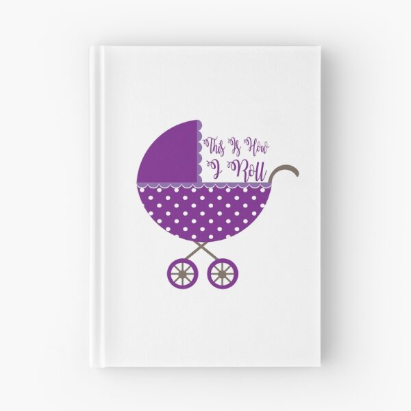 Item preview, This is how I roll // Purple Baby Stroller designed and sold by Adidit.