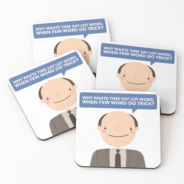 Item preview, The Office Kevin “Why Waste Time Say Lot Word” designed and sold by cutermelon.