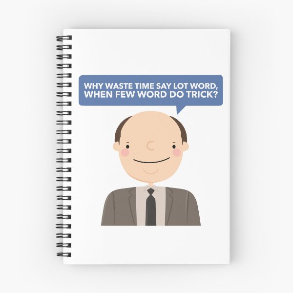Item preview, The Office Kevin “Why Waste Time Say Lot Word” designed and sold by cutermelon.