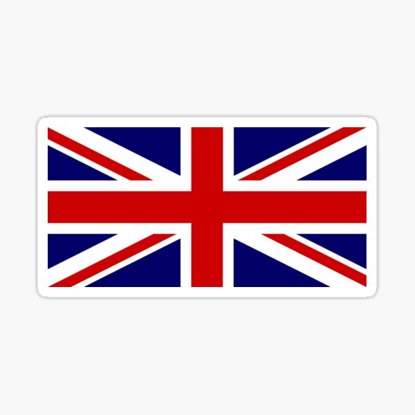 2x United Kingdom Flag 4" Sticker Vinyl Union Jack British Stickers Decals UK 