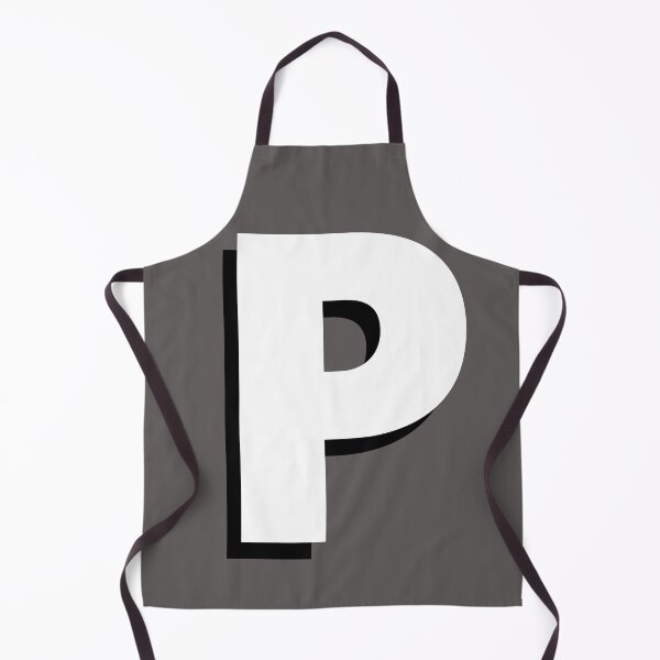 Item preview, initial letter P personalised  sports supporters stadium rock pop music team player tee designed and sold by RunningJoke.