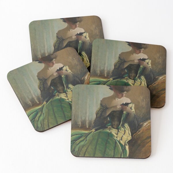 Item preview, study in black and green by john white alexander designed and sold by Alter-Idem.
