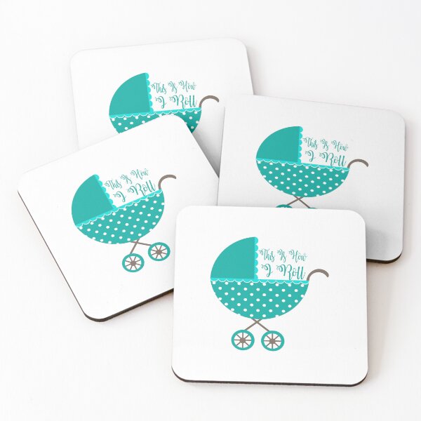 Item preview, This is how I roll // Green Baby Stroller designed and sold by Adidit.