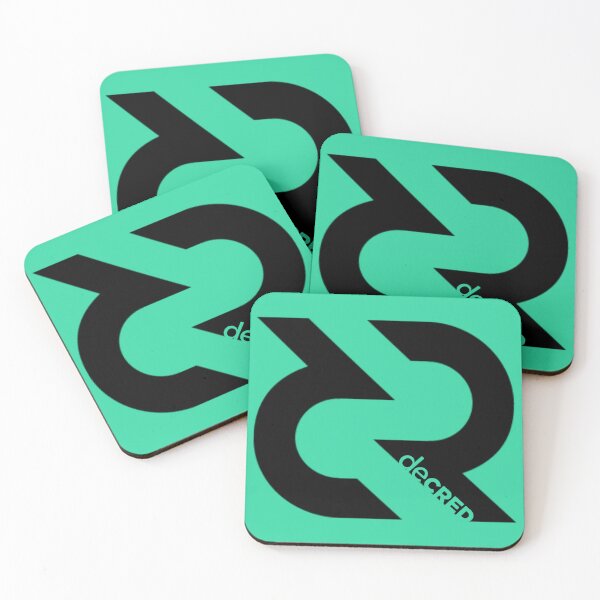 Item preview, Decred Logo - DCR Turquoise © v2 (Design timestamped by https://timestamp.decred.org/) designed and sold by OfficialCryptos.
