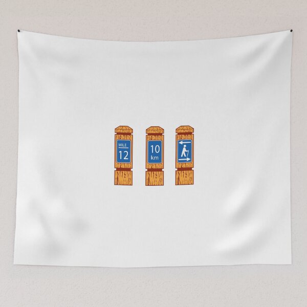 Item preview, Wooden Mile Marker Signs Retro designed and sold by patrimonio.
