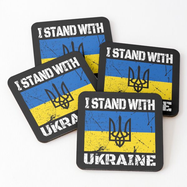 Item preview, I STAND WITH UKRAINE - UKRAINE SUPPORT designed and sold by TravelHappiness.