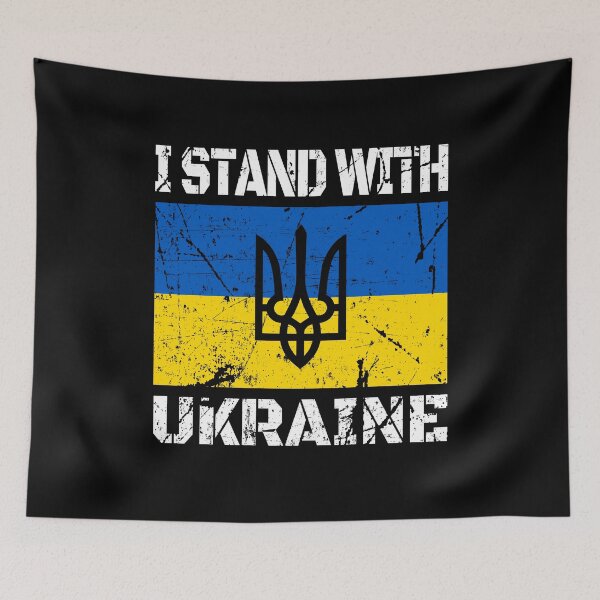 Item preview, I STAND WITH UKRAINE - UKRAINE SUPPORT designed and sold by TravelHappiness.