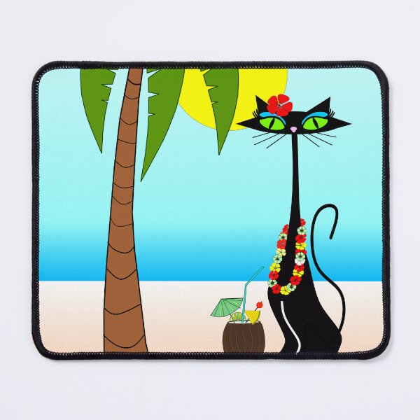 Item preview, Atomic Cats at the Beach designed and sold by BossAtomic.