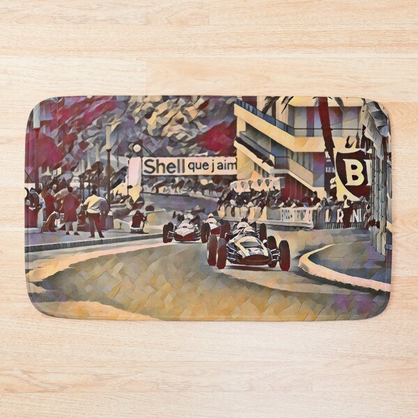 Item preview, Monaco 1962 Formula 1 Start Poster - Classic F1 Grand Prix designed and sold by Road To Track.