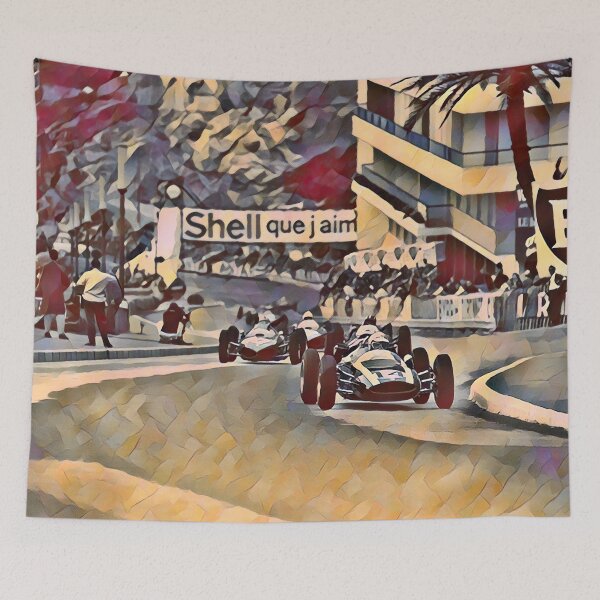 Item preview, Monaco 1962 Formula 1 Start Poster - Classic F1 Grand Prix designed and sold by Road To Track.