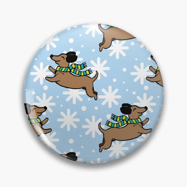 Item preview, Christmas Dachshund Sausage Dogs designed and sold by woahtherepickle.