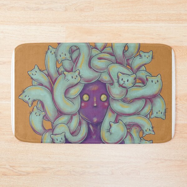 Item preview, Medusa with cat snakes in her hair designed and sold by Denise, Denisn't.