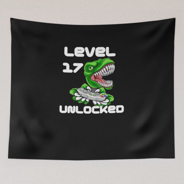Item preview, Level 17 Unlocked Boys 17th Birthday 17 Year Old Gamer designed and sold by anas667.