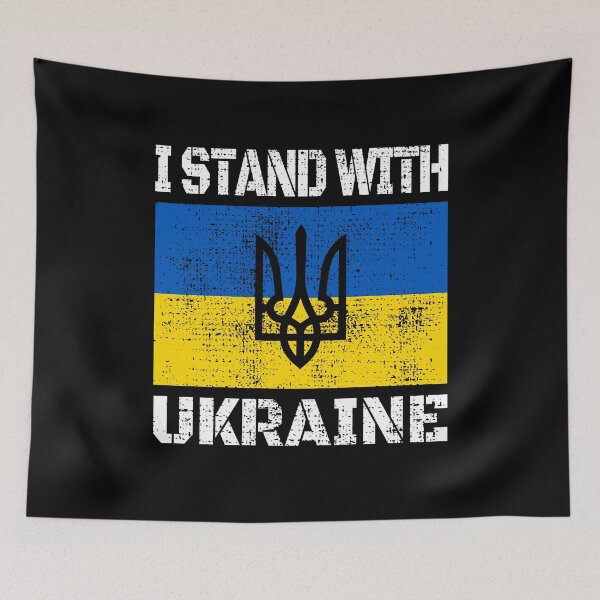 Item preview, I STAND WITH UKRAINE - UKRAINE SUPPORT- DONATING TO UKRAINE designed and sold by TravelHappiness.