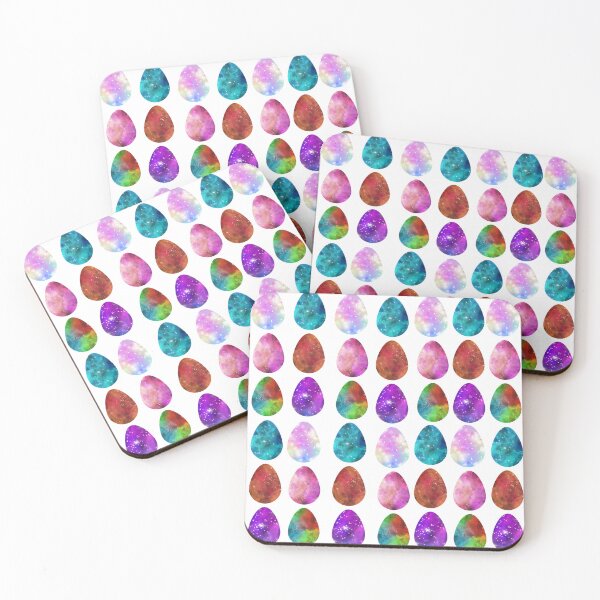 Item preview, Cute Colorful Easter Eggs - Universe Space Eater Eggs Paterns designed and sold by adoredigitals.