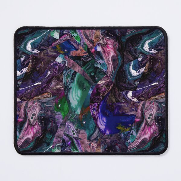 Item preview, Dark Stylized Pattern with seamlessly bleeding colors designed and sold by Shape-And-Color.