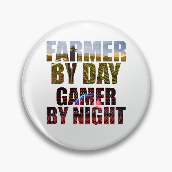 Item preview, Farmer By Day Gamer By Night designed and sold by NineOneOne.