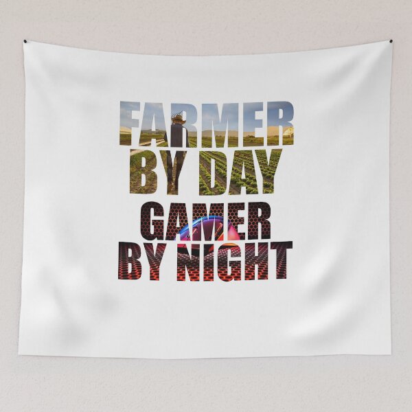 Item preview, Farmer By Day Gamer By Night designed and sold by NineOneOne.