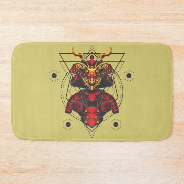 Item preview, Samurai Warrior armour and cool demon devil mask designed and sold by leen12 Art Designs Prints.