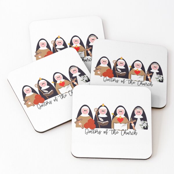 Item preview, Female Doctors of the Church designed and sold by Catholic-Shop.