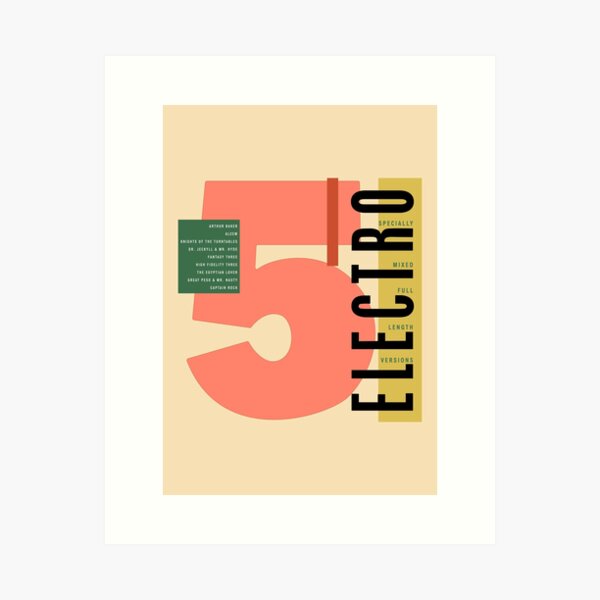 Artikel-Vorschau von Electro 5 Hip-Hop der alten Schule, designt und verkauft von eyepoo.