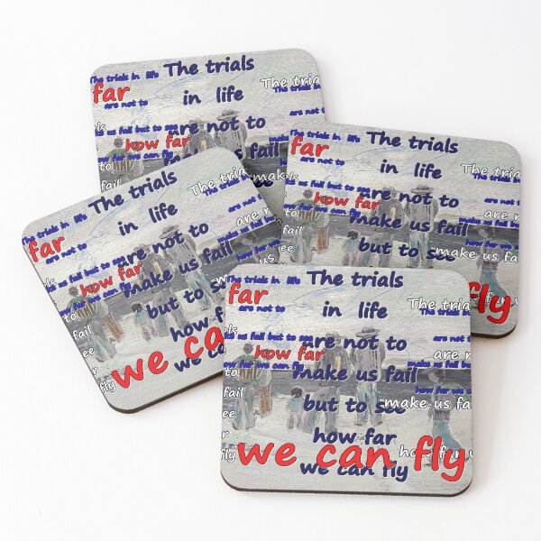 Item preview, The trials in life are not to make us fail but to see how far we can fly, great thinkers, letters abcdef designed and sold by NessArtByEwa.