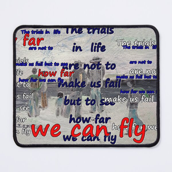 Item preview, The trials in life are not to make us fail but to see how far we can fly, great thinkers, letters abcdef designed and sold by NessArtByEwa.