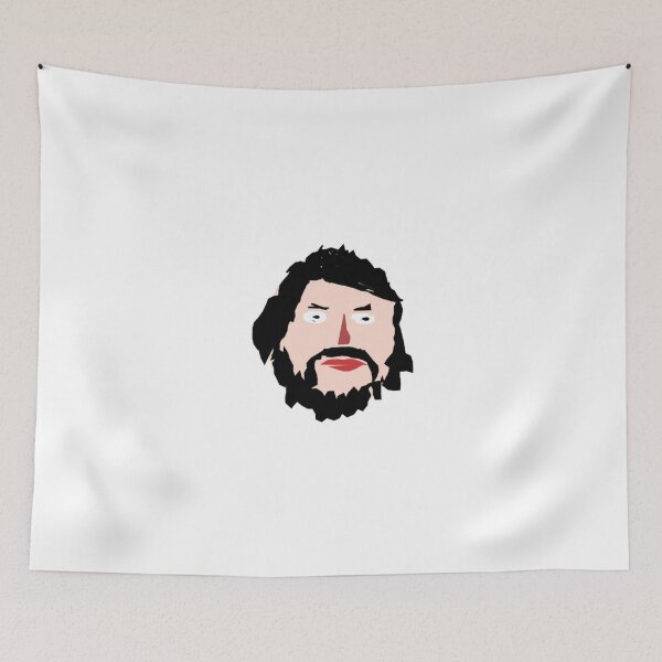 Item preview, Wonky black haired bearded face guy.  Just because. Still playing. :D designed and sold by DianeBP.