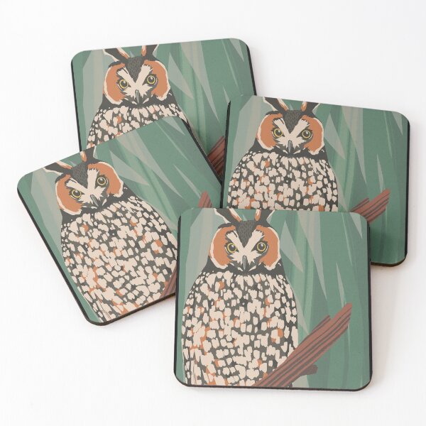 Item preview, Long-eared Owl designed and sold by Adrielle-art.