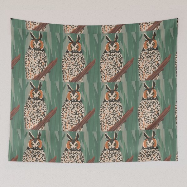 Item preview, Long-eared Owl designed and sold by Adrielle-art.