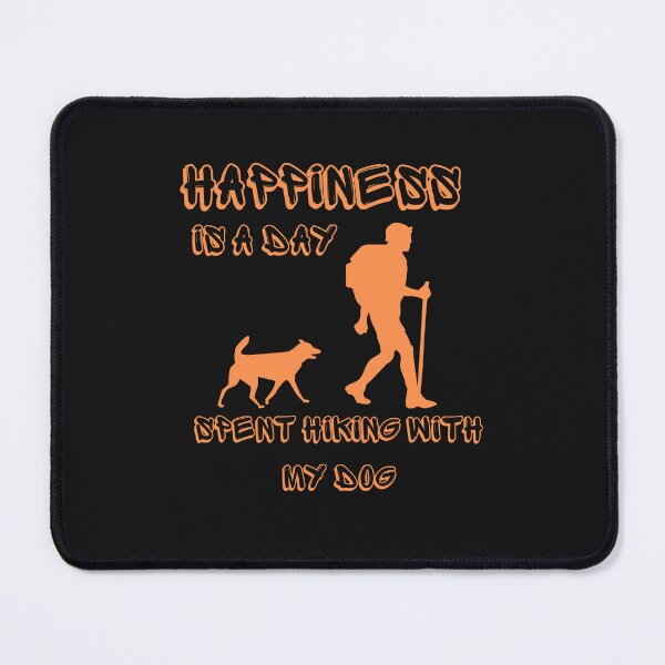 Item preview, Happiness Is A Day Spent Hiking With My Dog -Gift for Happiness lover & Hiking & dogs. designed and sold by AMERZAGUE DESIGN.