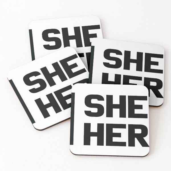 Item preview, She Her designed and sold by Tshirtvirgo.