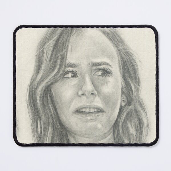 Item preview, Portrait of Lily Collins designed and sold by Rockberry.